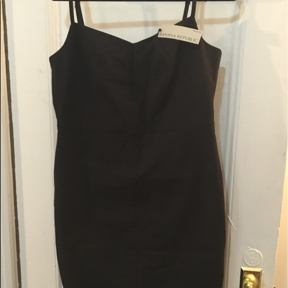 Banana Republic Black Stretchy Dress